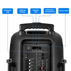 Caixa Amplificadora CM 650-N Bivolt 7044-0 Preta - Mondial