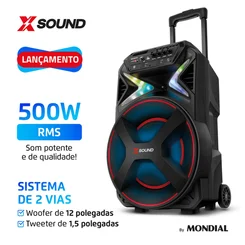 Caixa Amplificadora CM 500-N Bivolt 7043-01 Preta - Mondial