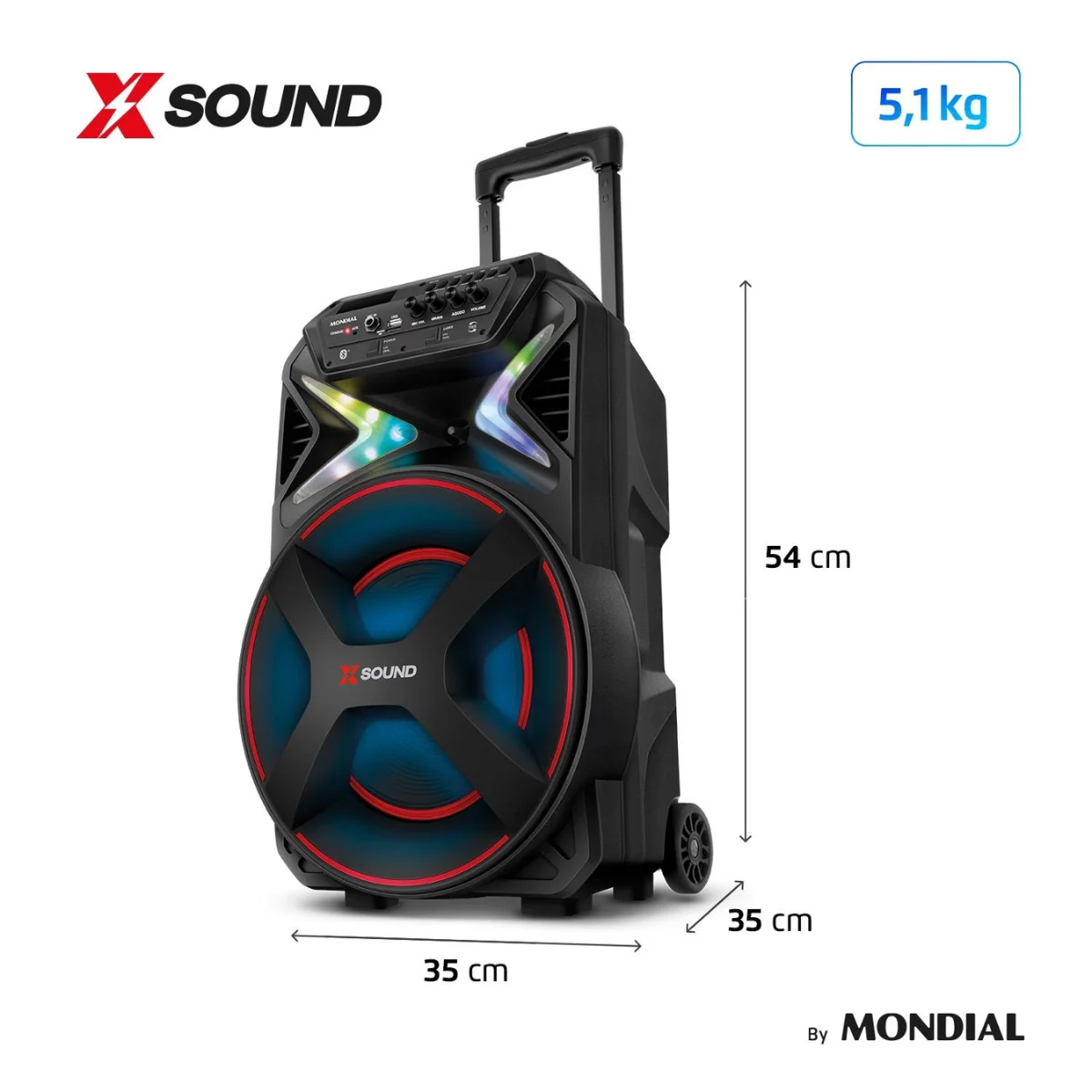 Caixa Amplificadora CM 500-N Bivolt 7043-01 Preta - Mondial