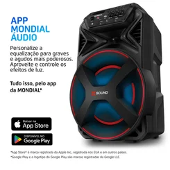 Caixa Amplificadora CM 300-N Bivolt 7041-01 Preta - Mondial