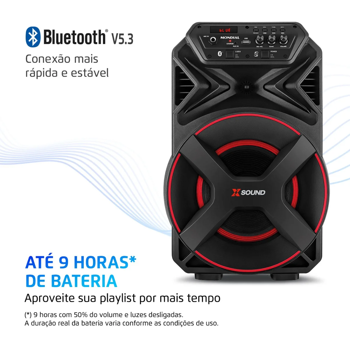 Caixa Amplificadora CM 300-N Bivolt 7041-01 Preta - Mondial