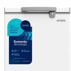 Freezer Horizontal 1 Porta MY-FZ152L 142 Litros 127V Branco - Mystic