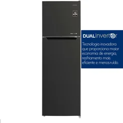 Geladeira Duplex Frost Free Dual Inverter 252 Litros MY-RF-N269DSSBR 127V 127V Inox Mate - Mystic