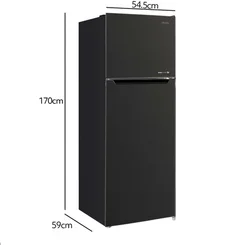 Geladeira Duplex Frost Free Dual Inverter 252 Litros MY-RF-N269DSSBR 127V 127V Inox Mate - Mystic