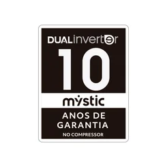 Geladeira Duplex Frost Free Dual Inverter 252 Litros MY-RF-N269DSSBR 127V 127V Inox Mate - Mystic