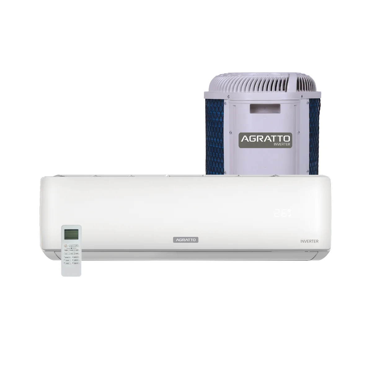 Ar-condicionado Split Zen Top Inverter 12.000 Btus ZICST12F-02 220V Branco - Agratto