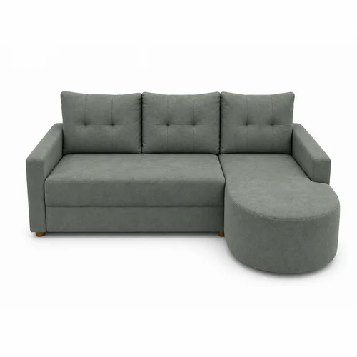 Estofado Vitoria 3 Lugares Cinza Escuro 780379 - Uatumã