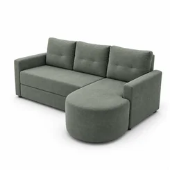 Estofado Vitoria 3 Lugares Cinza Escuro 780379 - Uatumã