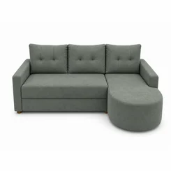 Estofado Vitoria 3 Lugares Cinza Escuro 780379 - Uatumã