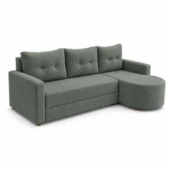 Estofado Vitoria 3 Lugares Cinza Escuro 780379 - Uatumã