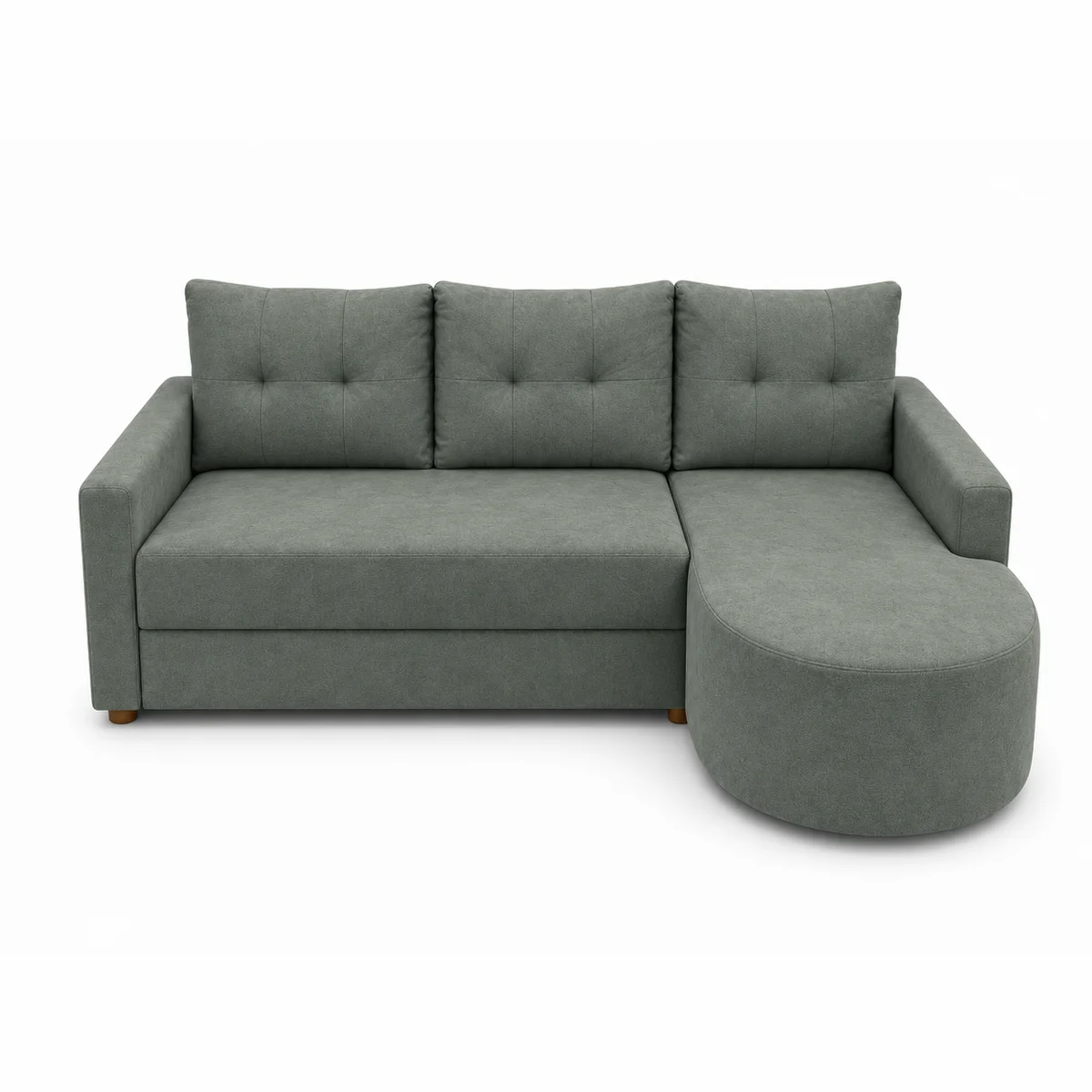 Estofado Vitoria 3 Lugares Cinza Escuro 780379 - Uatumã