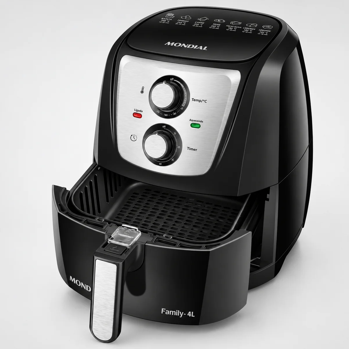 Fritadeira Air Fryer 4 Litros AFN-40-TBI 127V 1044-0 Preto - Mondial