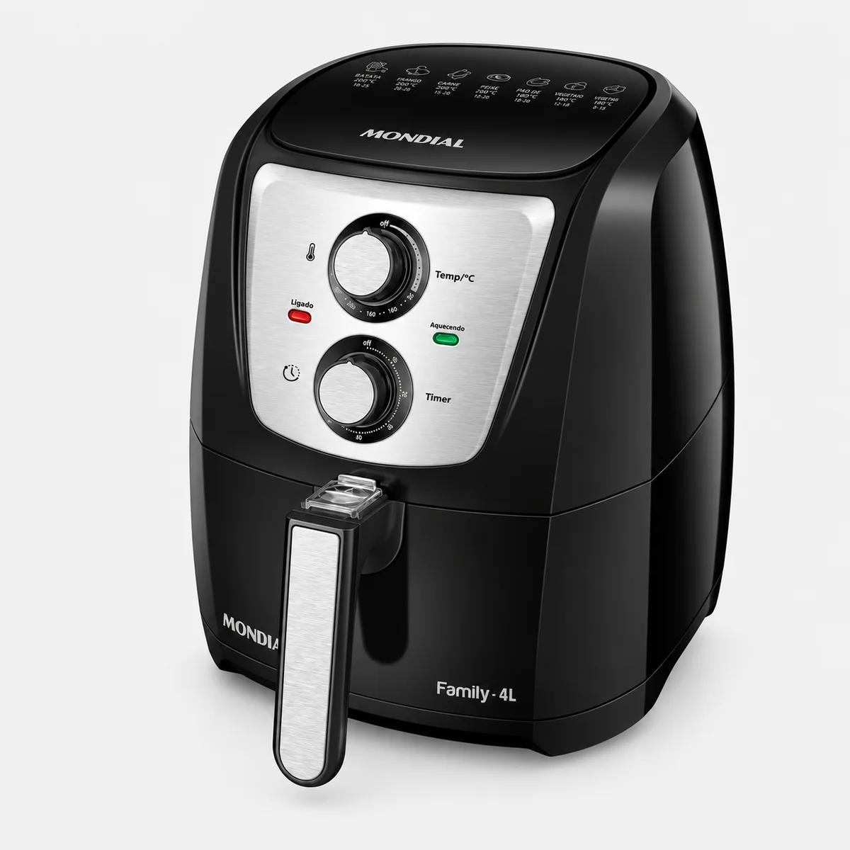 Fritadeira Air Fryer 4 Litros AFN-40-TBI 127V 1044-0 Preto - Mondial