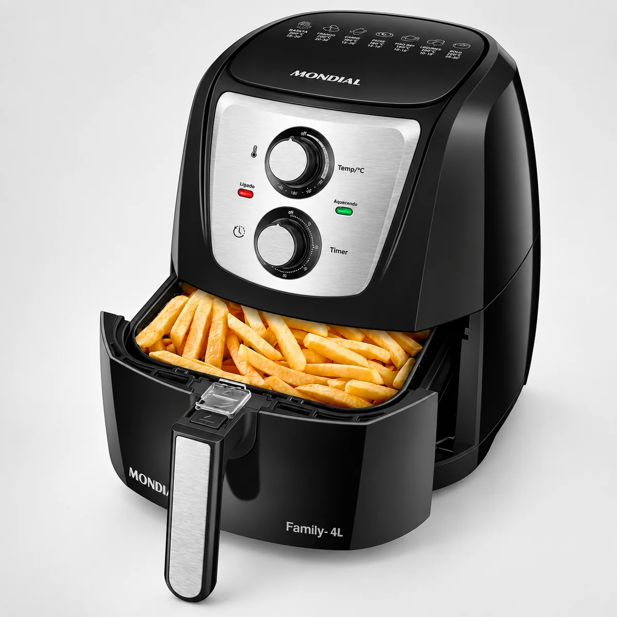 Fritadeira Air Fryer 4 Litros AFN-40-TBI 127V 1044-0 Preto - Mondial