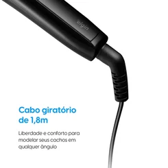 Modelador De Cachos Perfect Curls Bivolt Preto/Gold - Elgin
