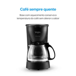 Cafeteira Elétrica Coffee Break CF150 127V Preto - Elgin