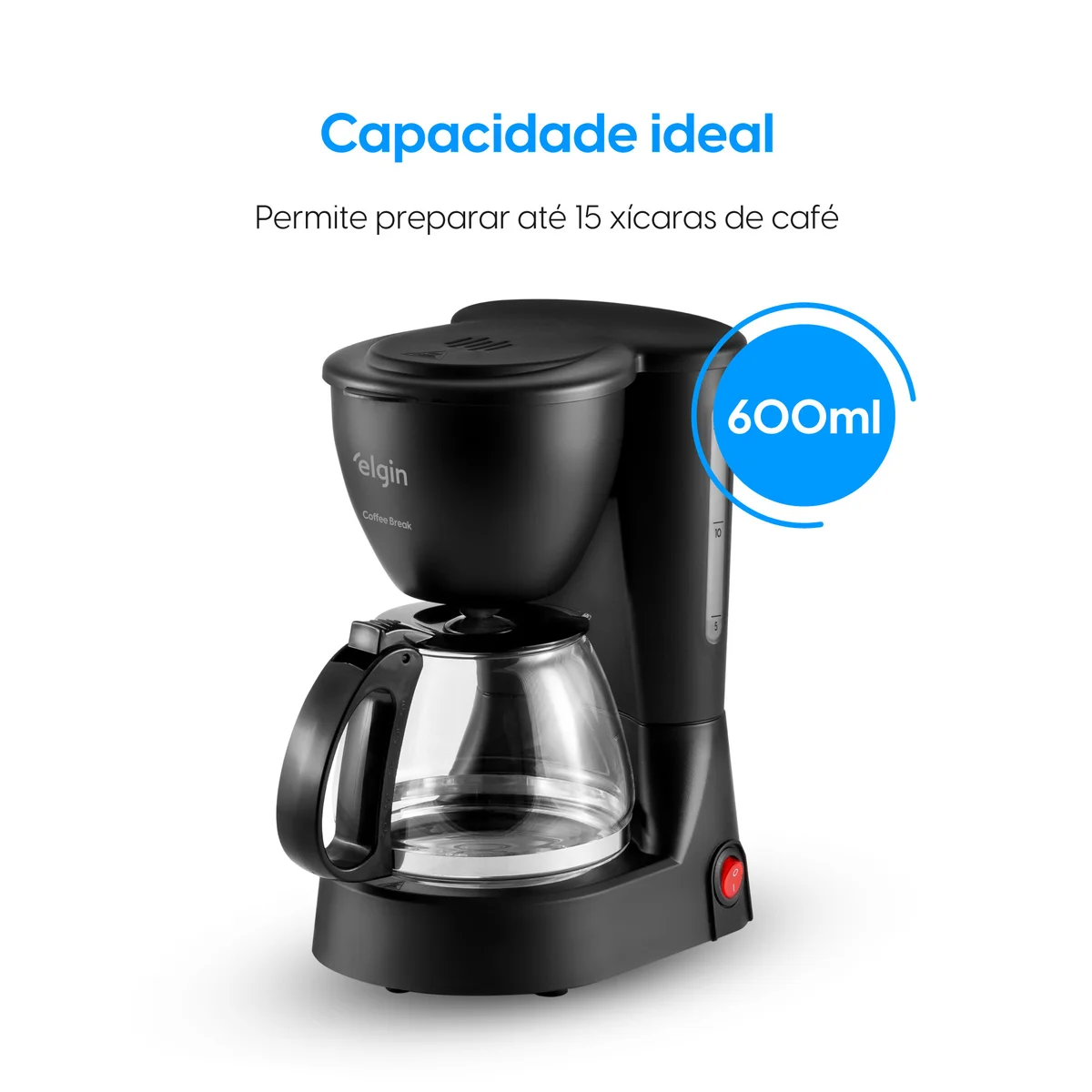 Cafeteira Elétrica Coffee Break CF150 127V Preto - Elgin