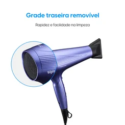 Secador De Cabelo Glossy Color SEB20 127V Roxo - Elgin
