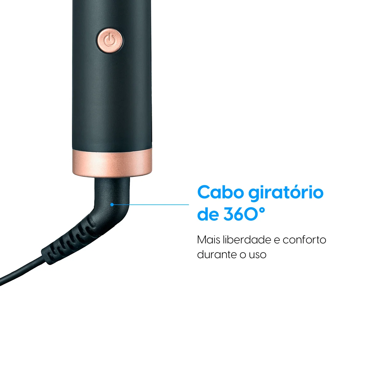 Escova Alisadora Perfect Liss Bivolt 42ELIS00 Preto - Elgin