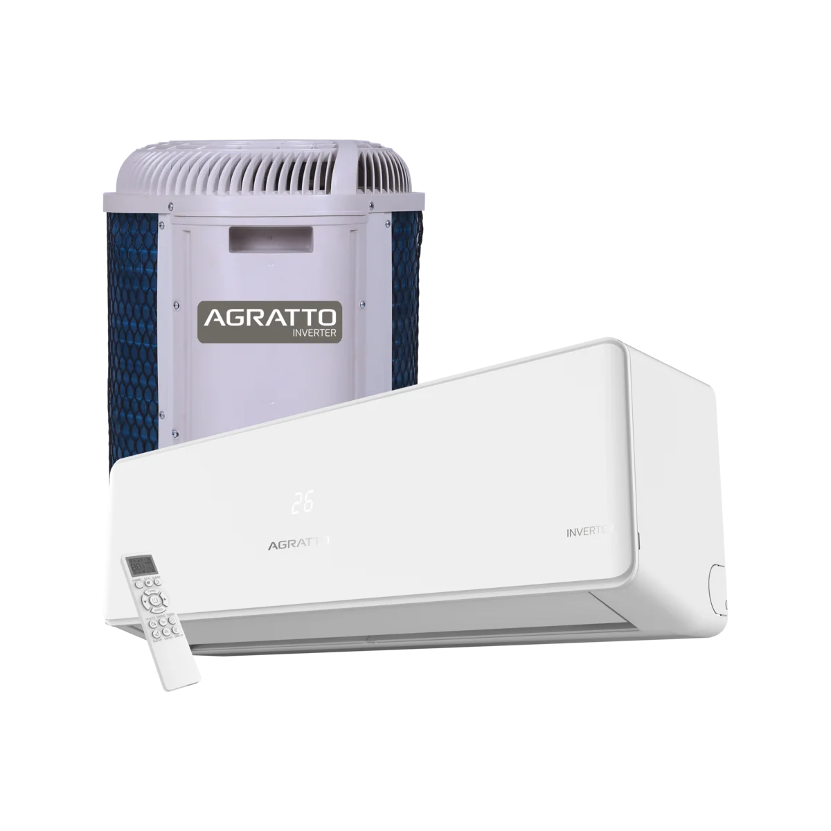 Ar-Condicionado Splint KYN Inverter Inverter 12.000 Btus 220V Branco - Agratto