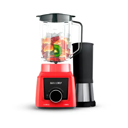Liquidificador Taurus 1300w com 12 Velocidades 3,1L B91202001 127v Vermelho - Mallory