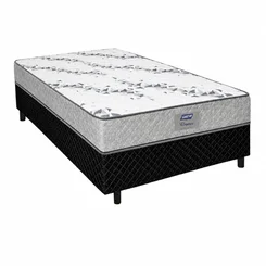 Cama Box King Pérola Negra Mola 193x203x32cm Marrom - Gazin - Cama